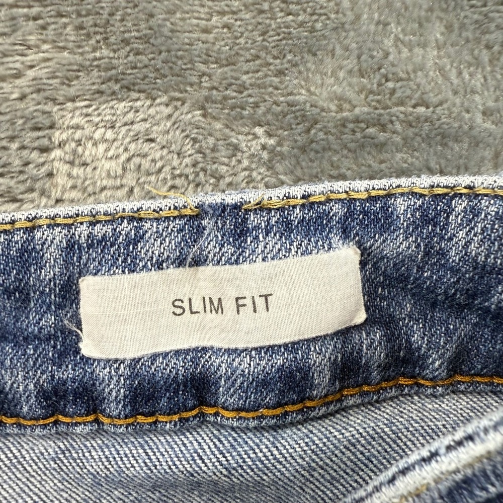 Judy Blue Slim Fit Distressed Distressed Jeans Medium Wash 9/29 High Rise - Picture 3 of 11
